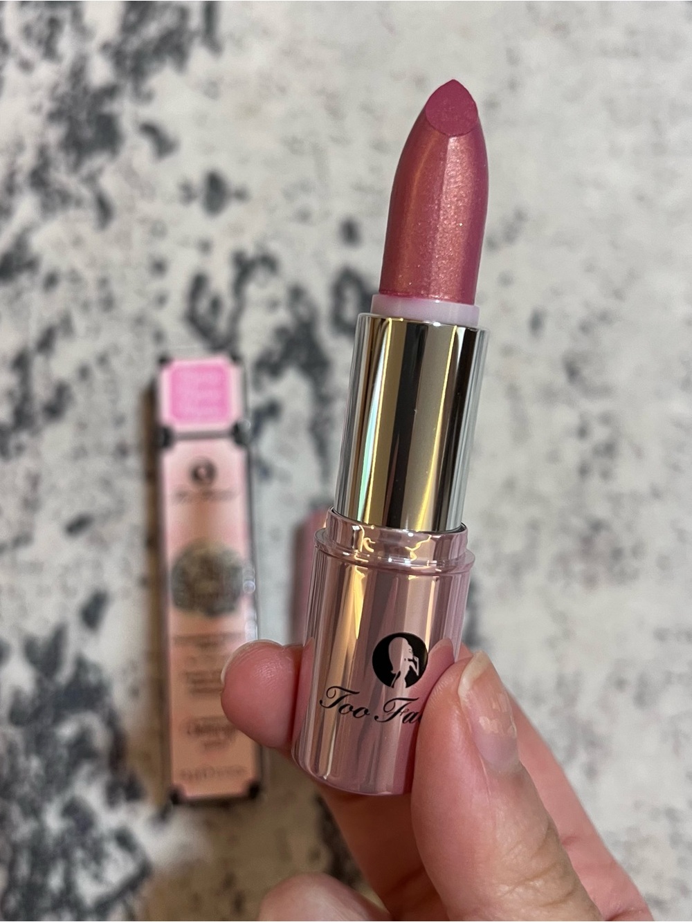 Too Faced Lip Of Luxury Champagne Essence Lipstick Marcia Marcia Marcia
